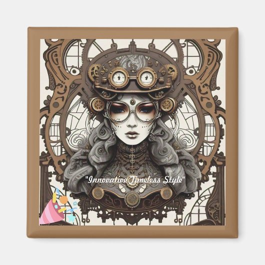 Aimant "Tendances intemporelles" (Devant)