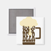 Aimant Tenez ma bière (Recto/Verso)