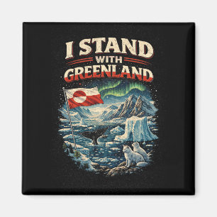 Aimant Tenez-vous avec le Groenland