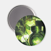 Aimant Tenir la lanterne verte (Recto/Verso)