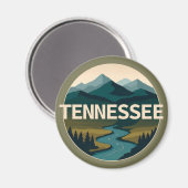 Aimant Tennessee États-Unis d'Amérique (Recto/Verso)