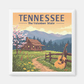 Aimant Tennessee vintage (Devant)
