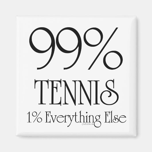 Aimant Tennis à 99 % (Devant)