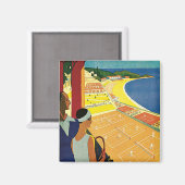 Aimant Tennis à Monte Carlo (Recto/Verso)