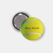 Aimant Tennis ball with your name  (Recto/Verso)