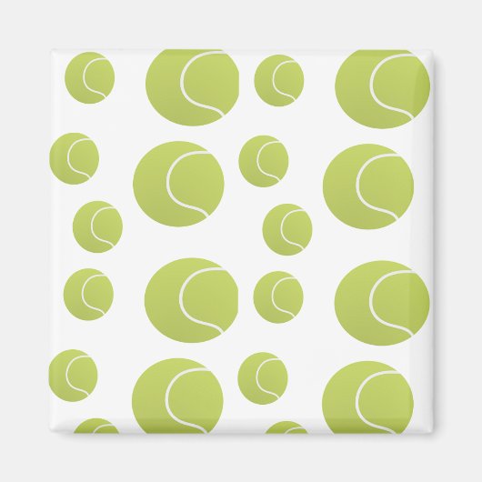 Aimant tennis balls pattern (Devant)