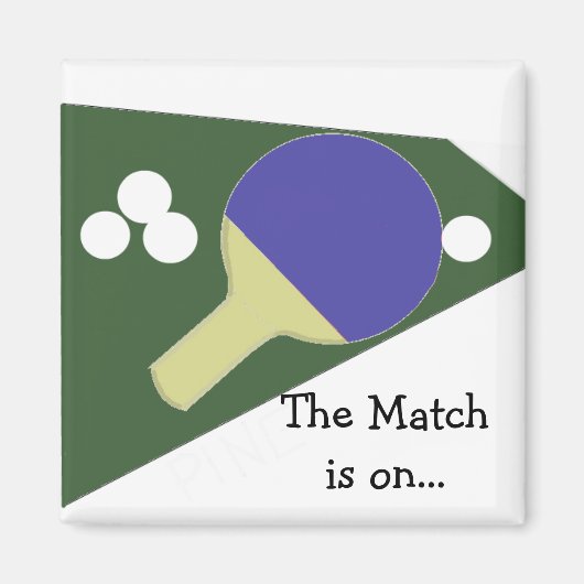 Aimant Tennis de table (Devant)