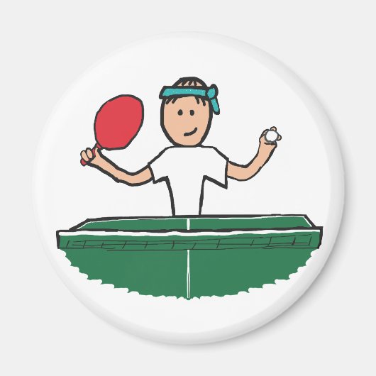 Aimant Tennis de table (Devant)