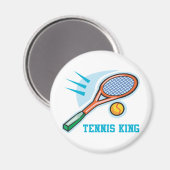 Aimant Tennis King (Recto/Verso)