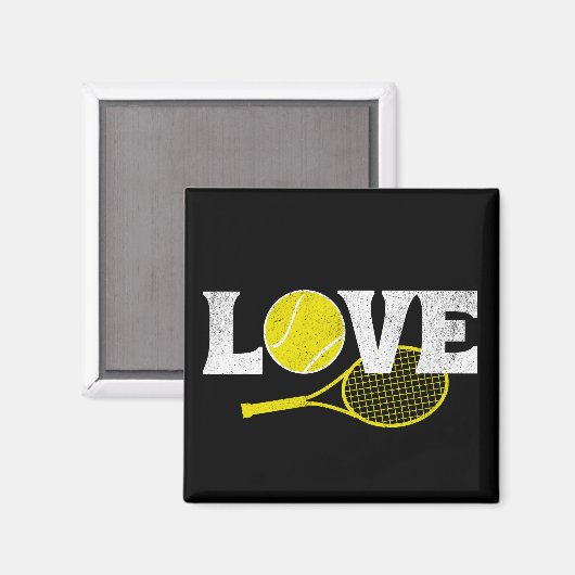 Aimant Tennis Love (Recto/Verso)