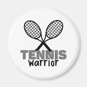 Aimant Tennis Warrior. (Devant)