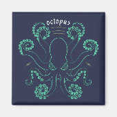 Aimant Tentacules de céphalopodes octopus (Devant)