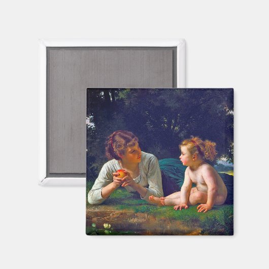 Aimant Tentation, Bouguereau (Recto/Verso)