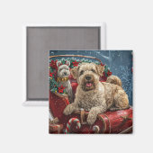 Aimant Tenterfield Terrier de Noël Festif (Recto/Verso)