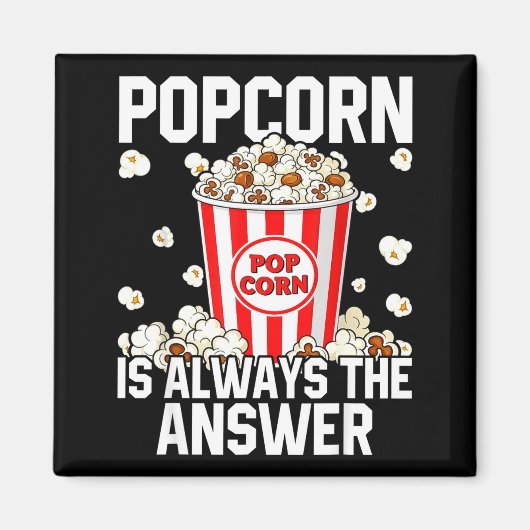 Aimant Tenue de l'amant de popcorn (Devant)