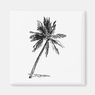 Aimant Tenue de plage Palm Beachwear Surfing Aloha Rétro