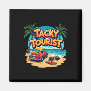 Aimant Tenue de touriste ringarde de vacances Costume de