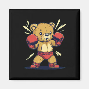 Aimant Tenue D'Ours Sport Pour Et Gants De Boxe Amateurs