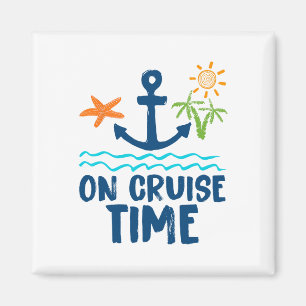 Aimant Tenues de vacances d'été rétro en croisière pour F