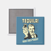 Aimant Tequila : Accroché Vos Toilettes Aujourd'Hui (Recto/Verso)