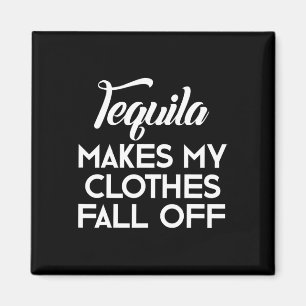 Aimant Tequila Met Mes Vêtements Tombent Des Amateurs De 