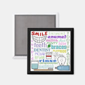 Aimant Termes dentaires Métro Art (Recto/Verso)