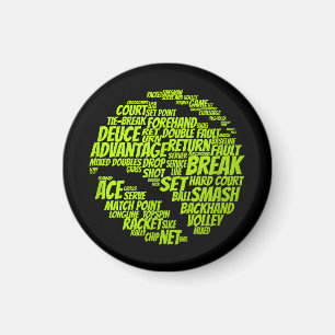 Aimant Termes Tennis Joueur De Tennis Jouer Tennis Ball