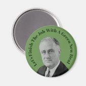 Aimant Terminer Le Nouvel Accord Vert De L'Emploi (Recto/Verso)