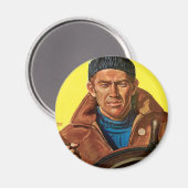 Aimant Terminez Le Travail ! (Recto/Verso)