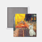 Aimant Terrace Cafe - Westie (S) (Recto/Verso)