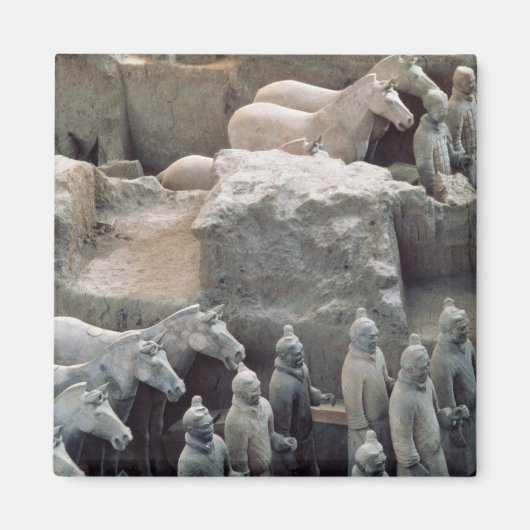 Aimant Terracotta Army, dynastie Qin, 210 av. J.-C. (Devant)