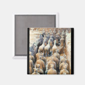 Aimant Terracotta Army, dynastie Qin, 210 av. J.-C. (Recto/Verso)