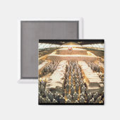 Aimant Terracotta Army, dynastie Qin, 210 av. J.-C. (Recto/Verso)