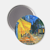 Aimant Terrasse de café par Vincent van Gogh, (Recto/Verso)