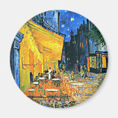 Aimant Terrasse de café par Vincent van Gogh, (Devant)