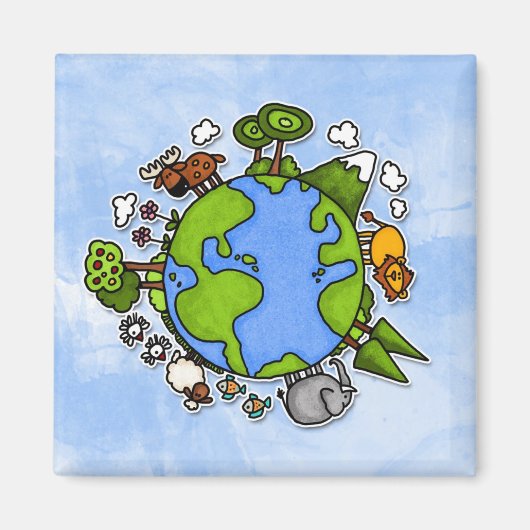 Aimant terre (Devant)