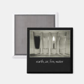 Aimant terre, air, feu, eau (Recto/Verso)