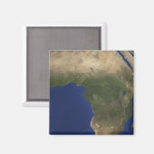 Aimant Terre avec couverture terrestre sur l'Afrique (Recto/Verso)