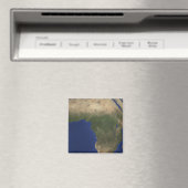 Aimant Terre avec couverture terrestre sur l'Afrique (In Situ (Lave-vaisselle))