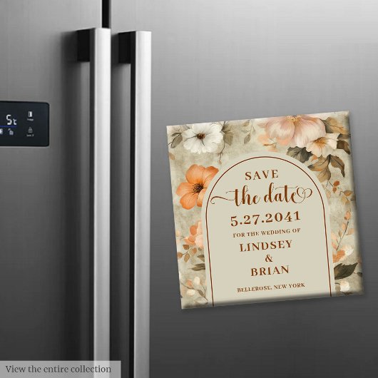 Aimant Terre cuite beige olive Bohème luxueuse, Sauvegard