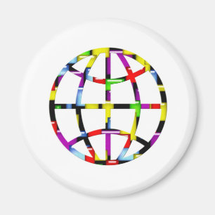 Aimant terre de mosaïque