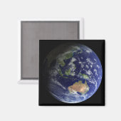Aimant Terre entière de l'espace montrant Australie (Recto/Verso)