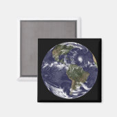 Aimant Terre entière montrant l'Amérique du Nord 2 (Recto/Verso)