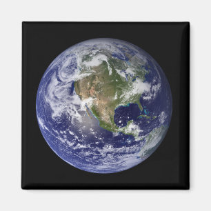 Aimant Terre entière montrant l'Amérique du Nord 3