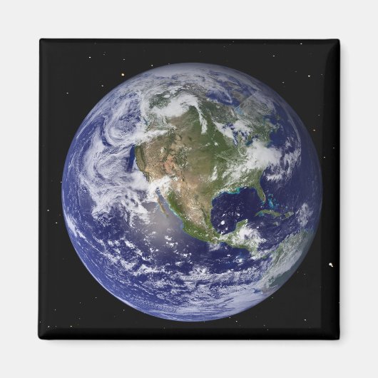 Aimant Terre entière montrant l'Amérique du Nord 4 (Devant)