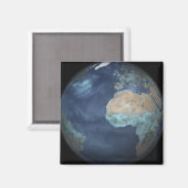 Aimant Terre entière montrant l'évaporation (Recto/Verso)