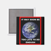 Aimant Terre IL PEUT SOON ÊTRE (Recto/Verso)