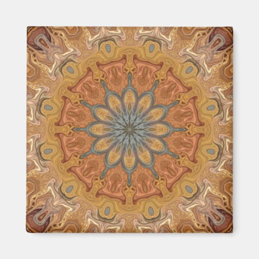 Aimant Terre Lotus Mandala (Devant)