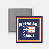 Aimant Terre-Neuve Canada (Recto/Verso)