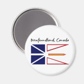 Aimant Terre-Neuve Canada (Recto/Verso)